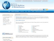 Tablet Screenshot of manhattanphysicalmedicine.com